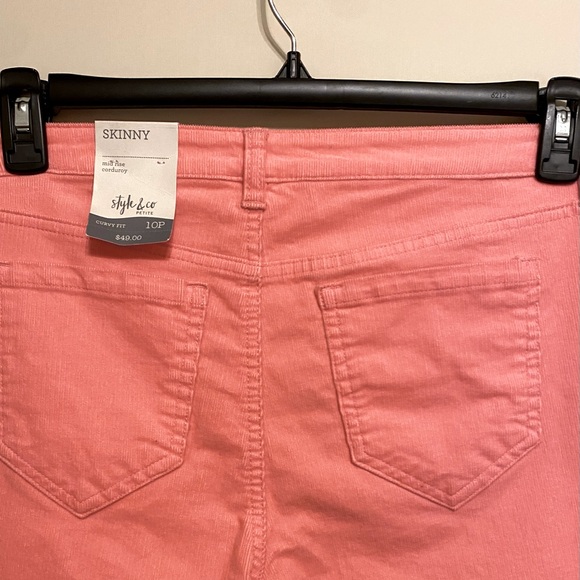 CORDUROY Style & Co. skinny pants - Picture 4 of 5